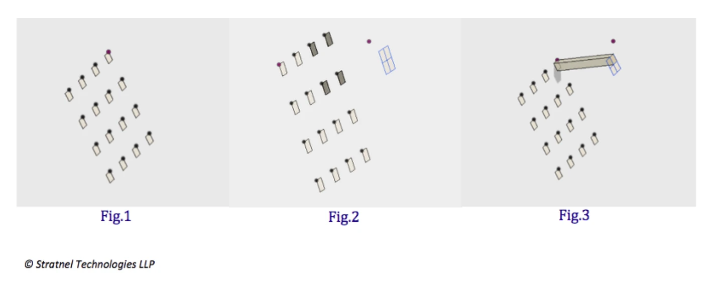 Fractal fluid path design — step 1 — Stratnel