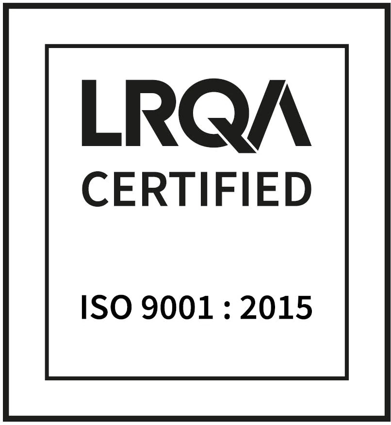 LRQA ISO 9001:2015 Certified